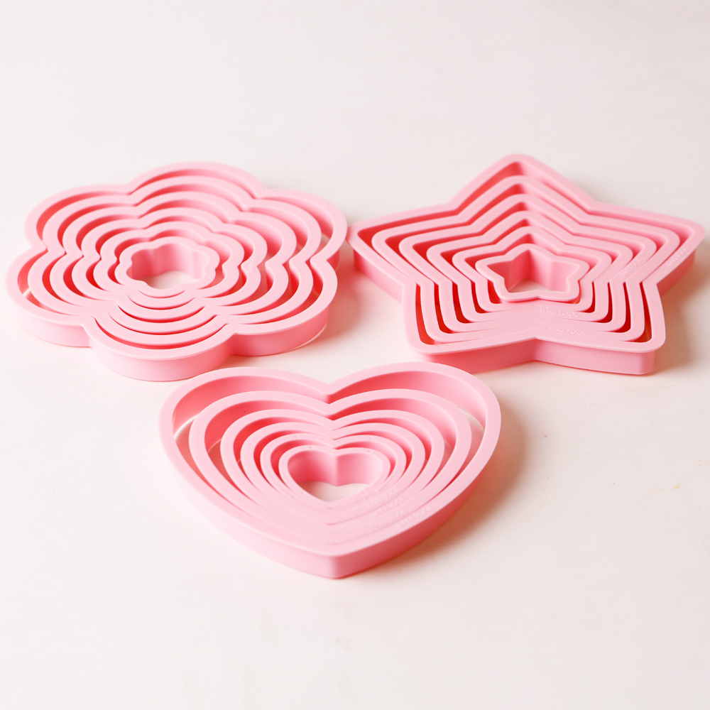1set/3sets Pink Heart Star Flo - Baking Kitchen Set review and price