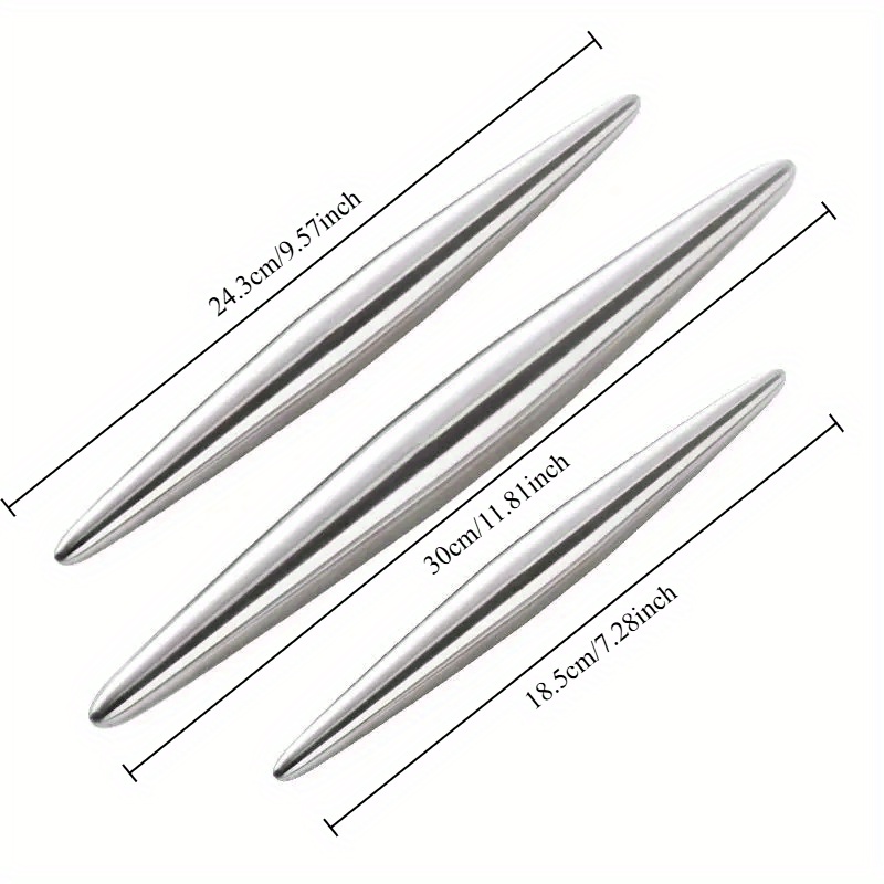 1Pc Stainless Steel Rolling Pi - Kitchen Roller Baking review and price