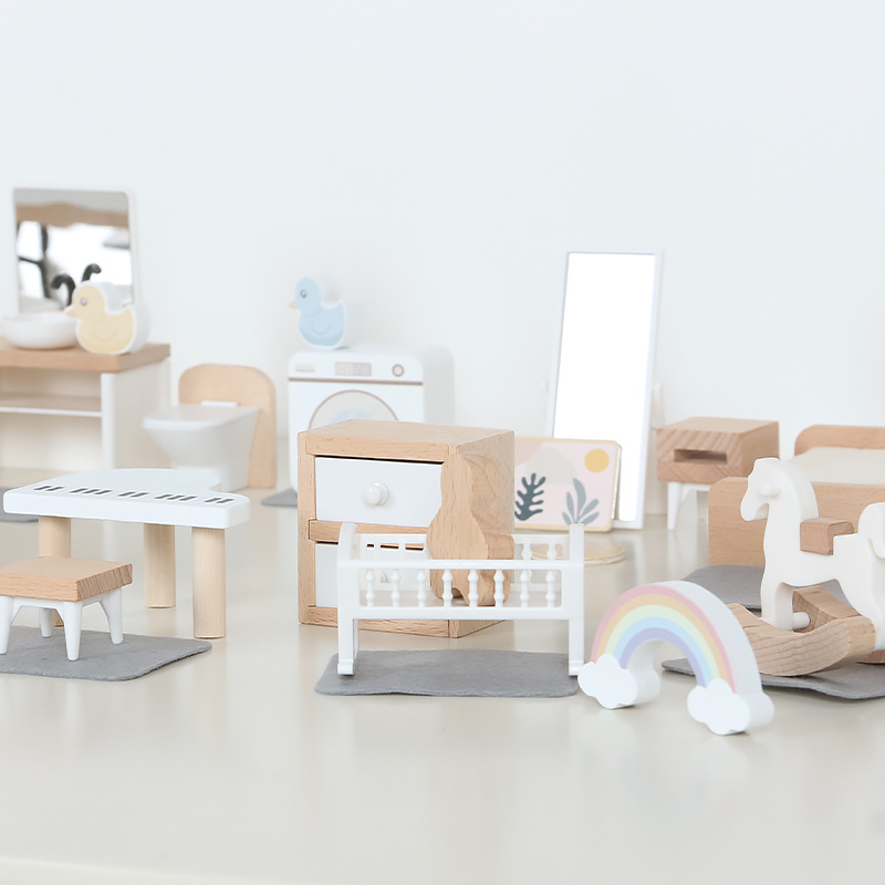 Modern dollhouse furniture kit - Kitchen Uncle review and price