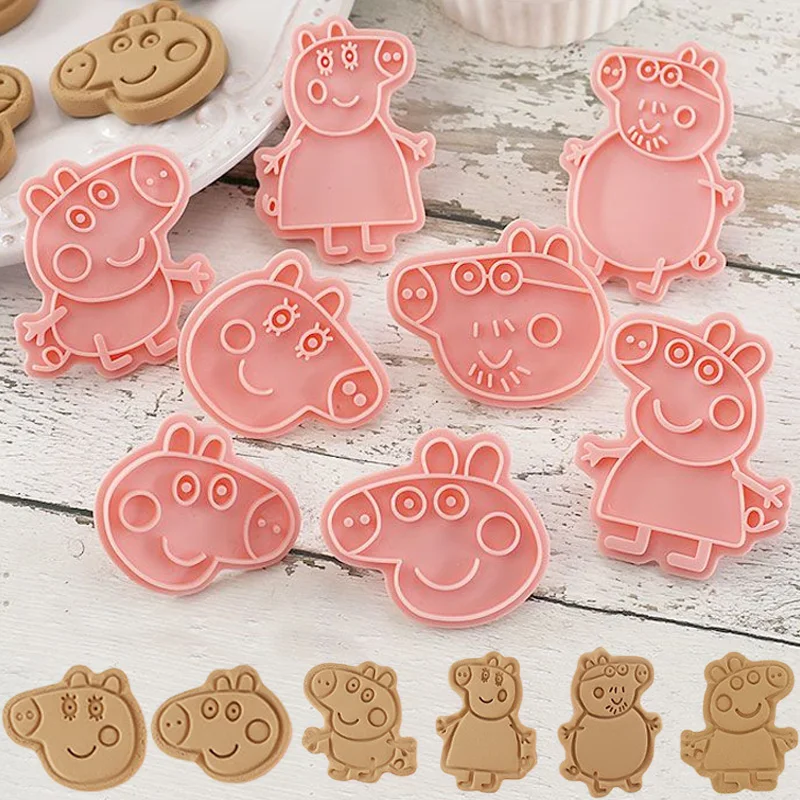 8Pcs Peppa Pig Cookie Cutter S - Baking Kitchen Set review and price